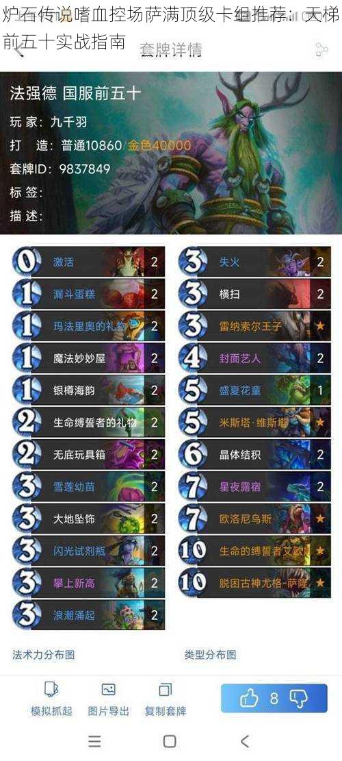炉石传说嗜血控场萨满顶级卡组推荐:天梯前五十实战指南