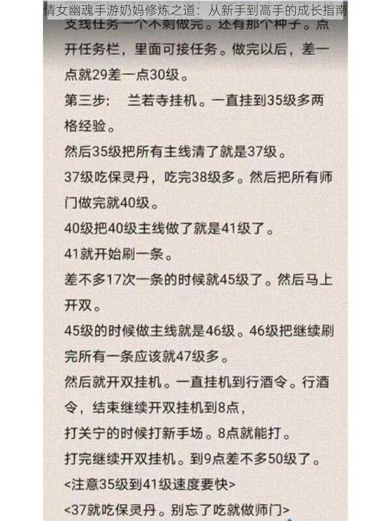 倩女幽魂手游奶妈修炼之道:从新手到高手的成长指南